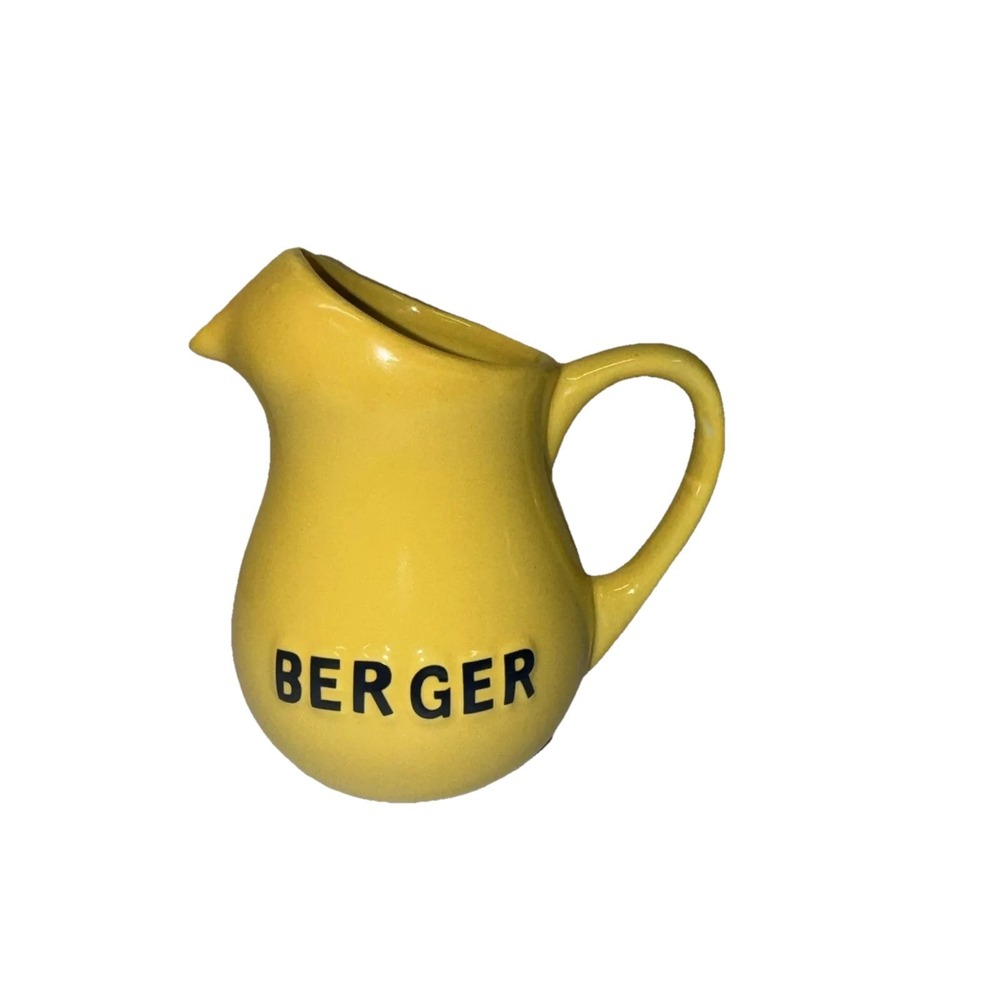 Berger Syrup Jug Ceramic Vintage 1970s
